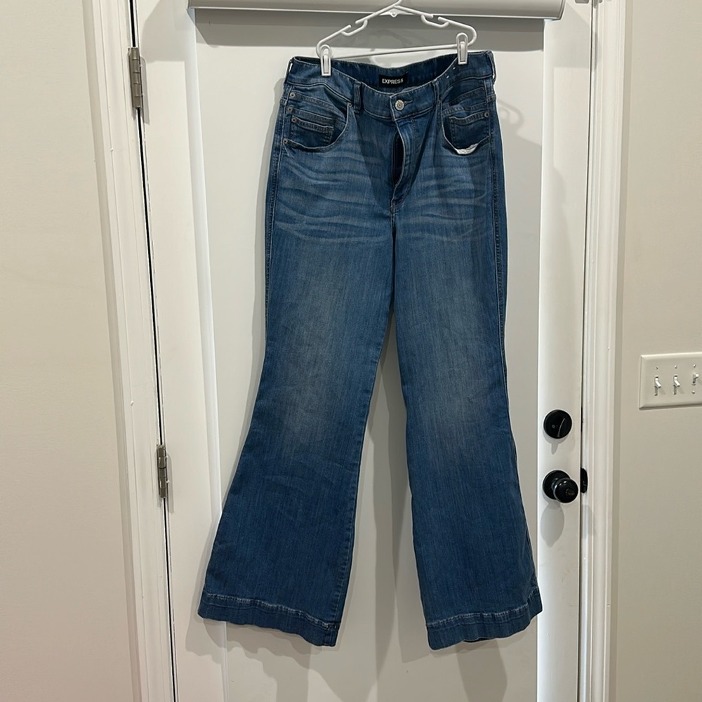 Express flare leg jeans